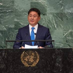 Монгол Улсын Ерөнхийлөгч НҮБ-ын индрээс дэлхий нийтийг энх тайванд уриаллаа