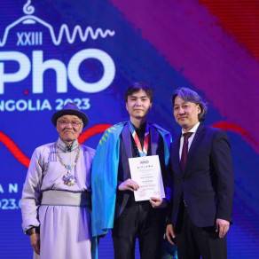 Азийн физикийн 23 дугаар олимпиад Монгол Улсын баг 1 хүрэл медаль хүртлээ